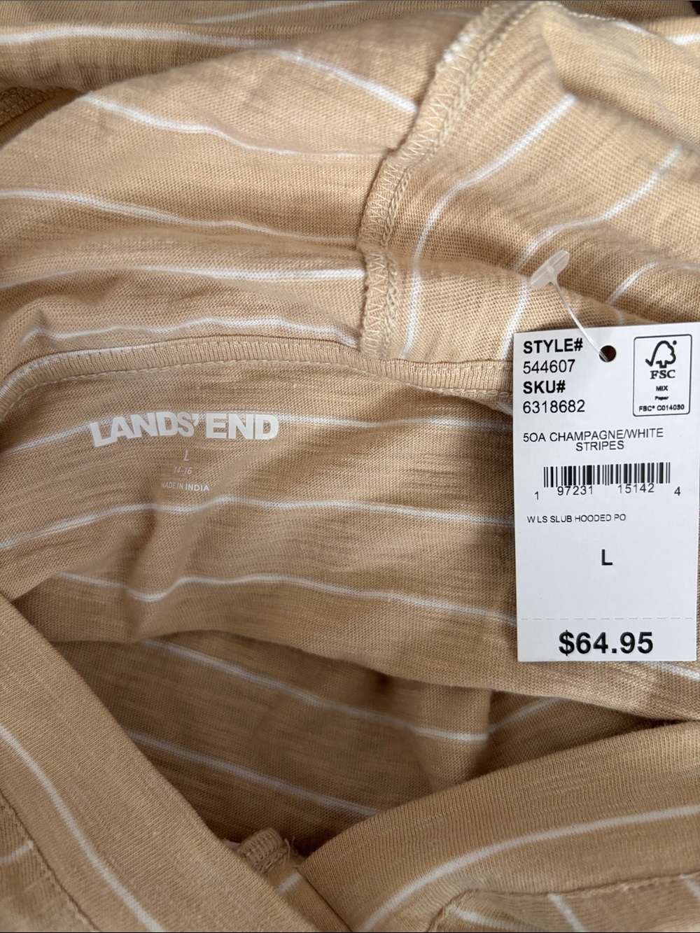 Lands End stripes Large